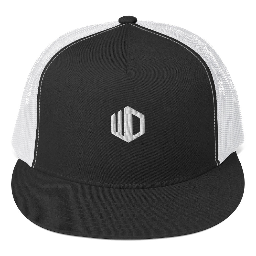 WD Mesh Black/White Cap