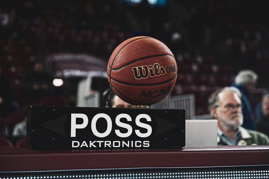 basketball on basketball court during daytime