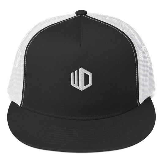 WD Mesh Black/White Cap